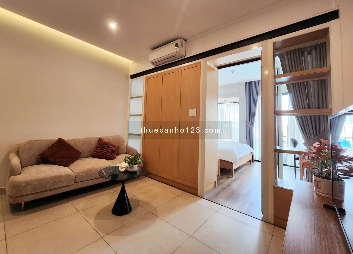 Cho thuê căn hộ 1pn phong cách Nhật Bản, siêu xinh, có ban công thoáng mát– Gần Etown Cộng Hòa, K300