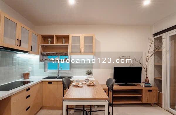 Cho thuê căn hộ 1pn phong cách Nhật Bản, siêu xinh, có ban công thoáng mát– Gần Etown Cộng Hòa, K300