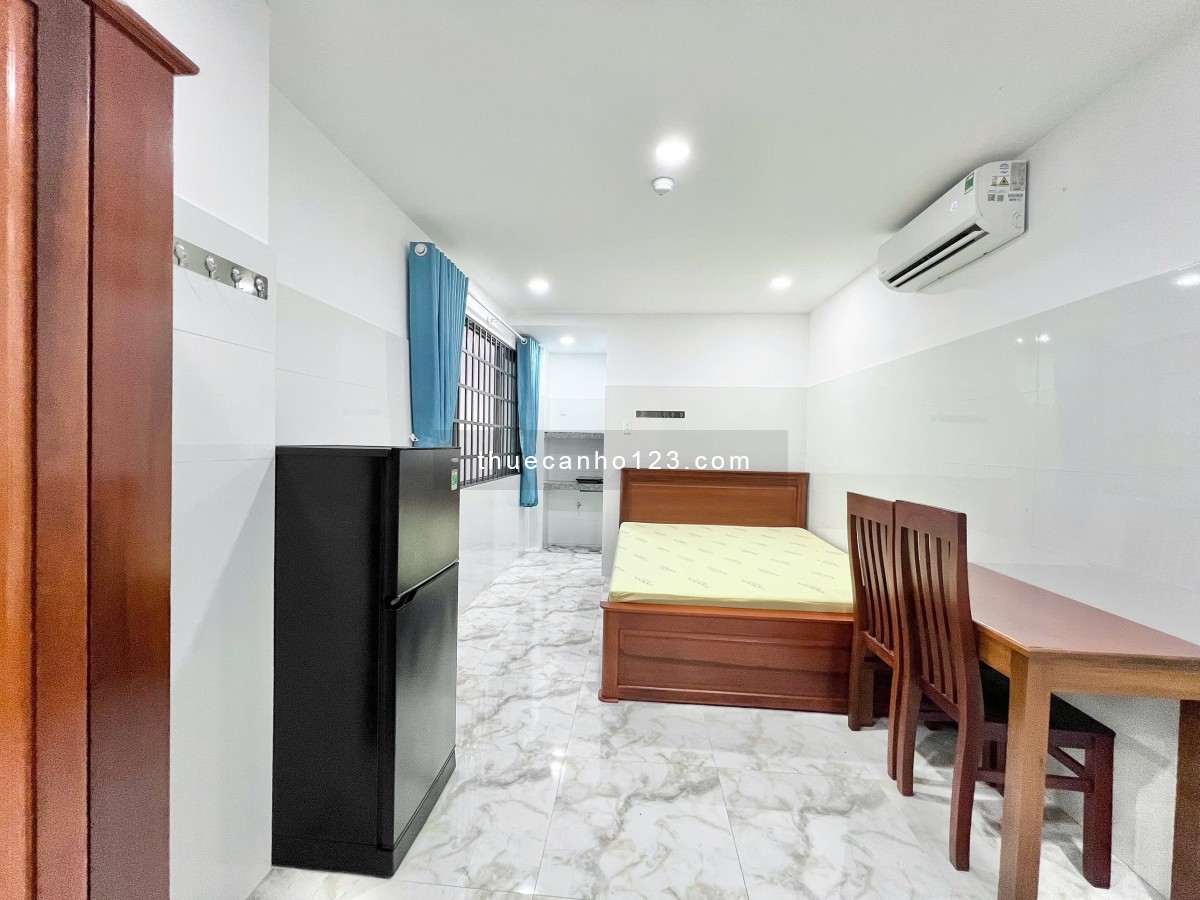 Cho thuê căn hộ Studio Cửa sổ thoáng Q8 gần cầu chữ Y, cầu Nguyễn Văn Cừ, chợ Rạch Ông
