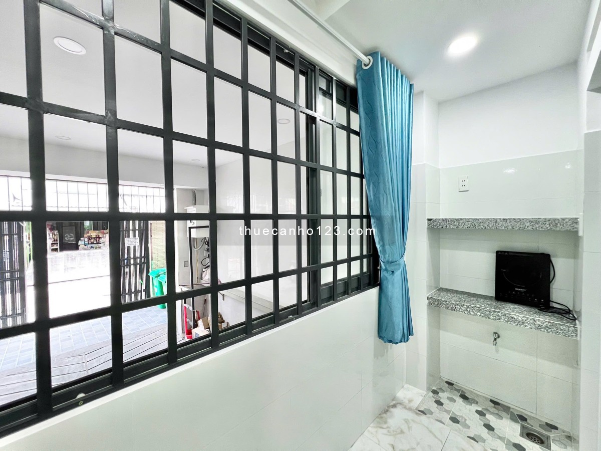 Cho thuê căn hộ Studio Cửa sổ thoáng Q8 gần cầu chữ Y, cầu Nguyễn Văn Cừ, chợ Rạch Ông