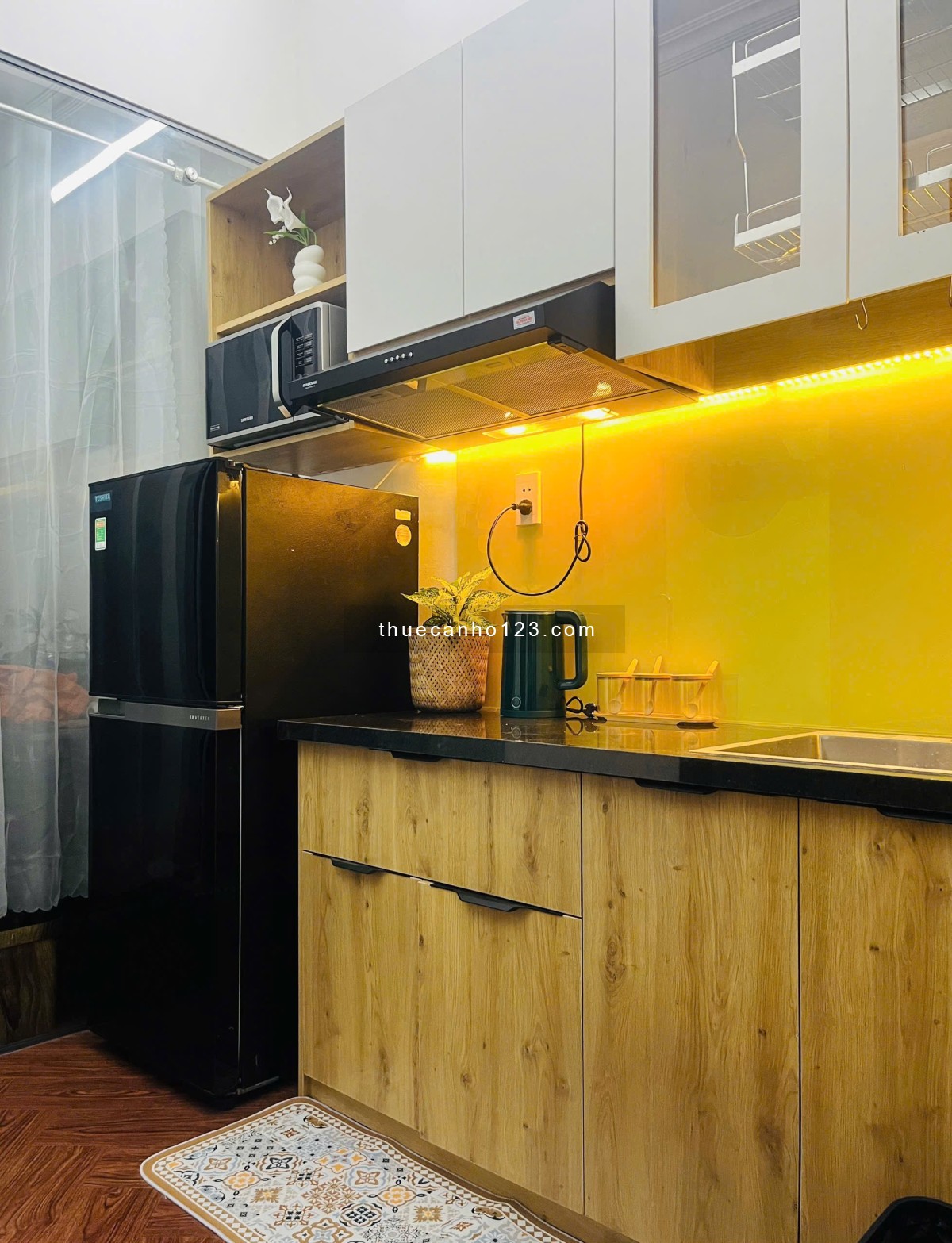 Cho thuê studio full nội thất tách bếp Quận 1, gần chợ Bến Thành, CV 23/9, phố Bùi Viện,…