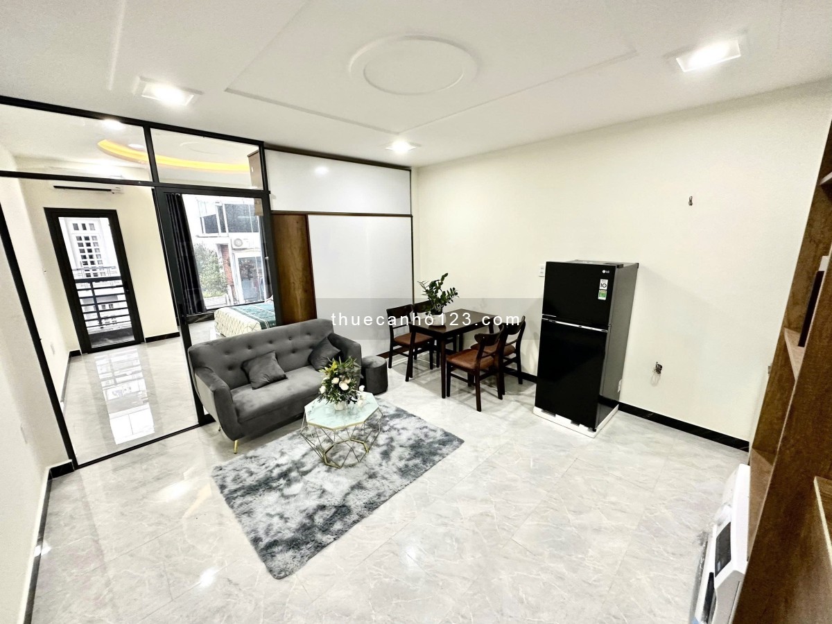 Căn hộ 1pn ban công tách bếp rộng 40m2 máy giặt riêng gần sân bay etown khu k300 quận tân bình