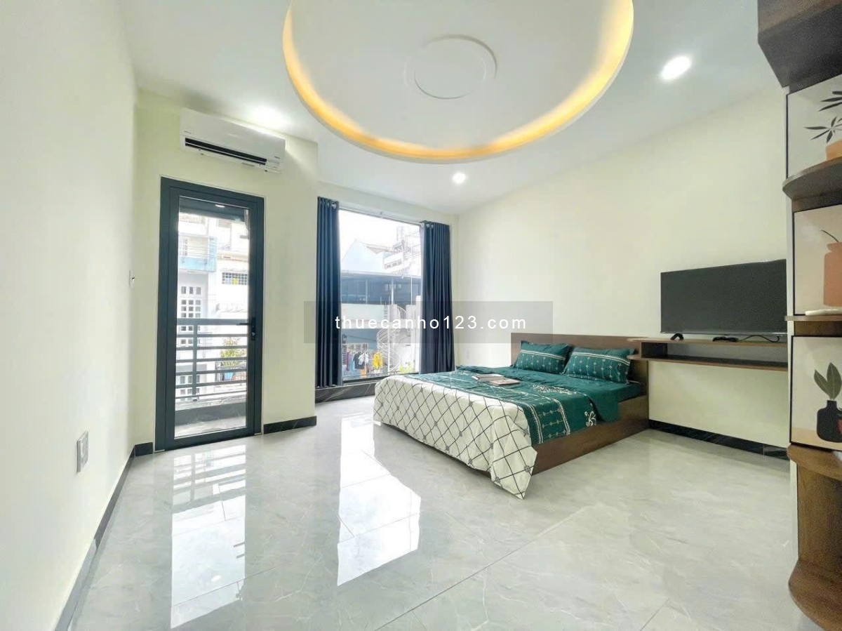 Căn hộ 1pn ban công tách bếp rộng 40m2 máy giặt riêng gần sân bay etown khu k300 quận tân bình