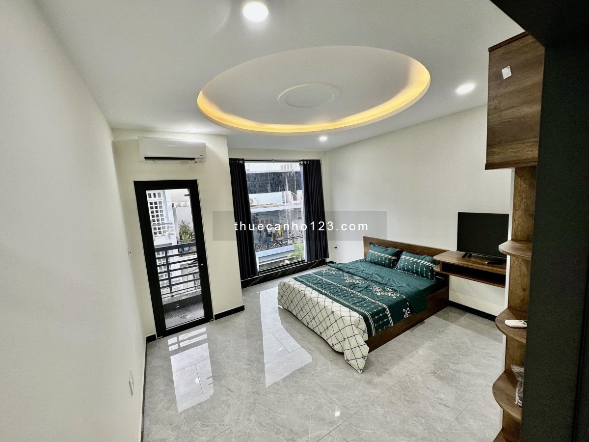 Căn hộ 1pn ban công tách bếp rộng 40m2 máy giặt riêng gần sân bay etown khu k300 quận tân bình