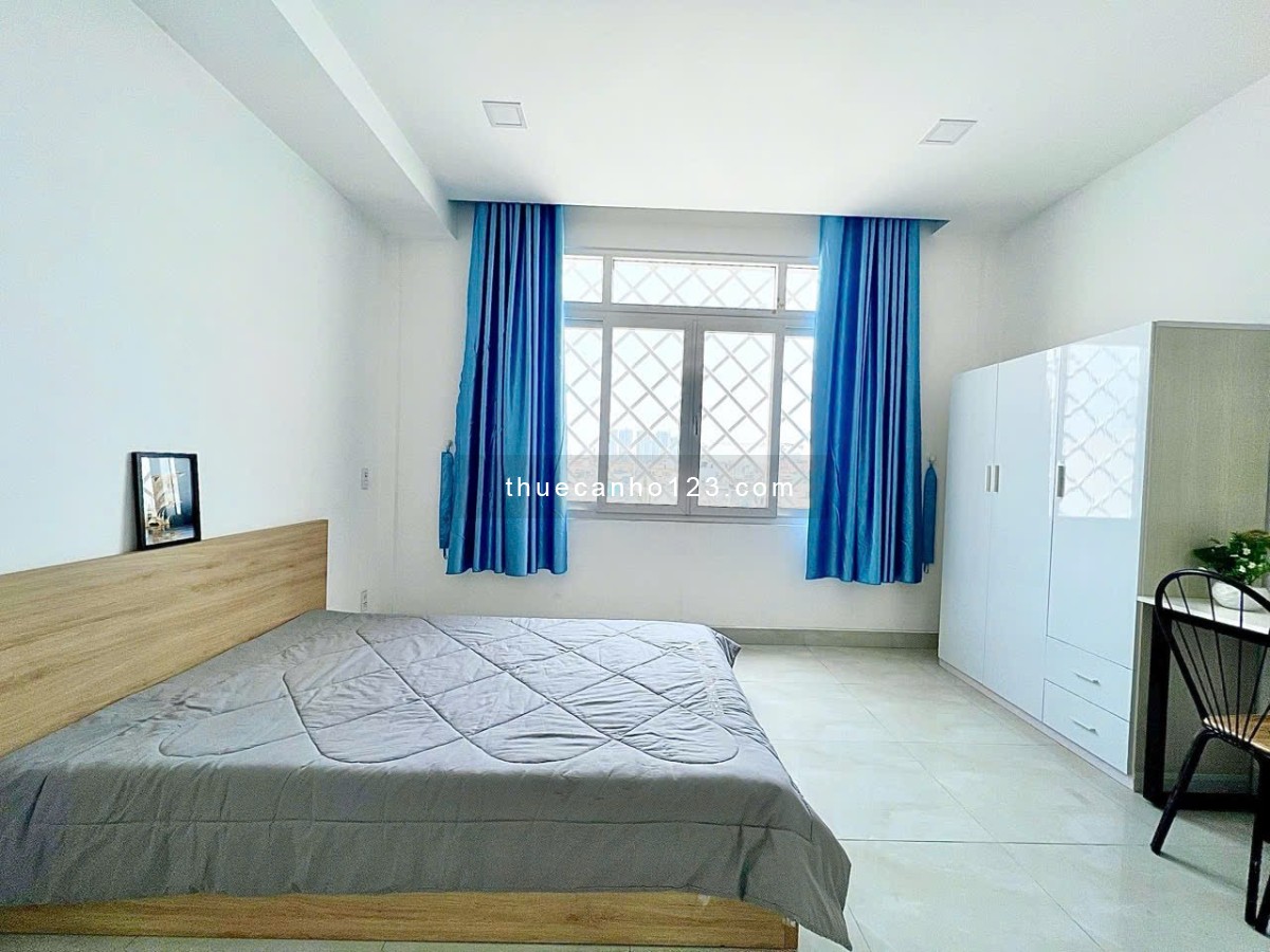 Cho thuê căn hộ Studio Cửa sổ thoáng Q4 gần ĐH Luật, ĐH Nguyễn Tất Thành, chợ 200, nhà thờ Xóm Chiếu