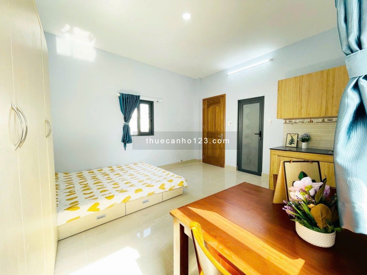 Cho thuê căn hộ Studio Cửa sổ Q4 gần chợ 200, nhà thờ Xóm Chiếu, ĐH Luật, ĐH Nguyễn Tất Thành