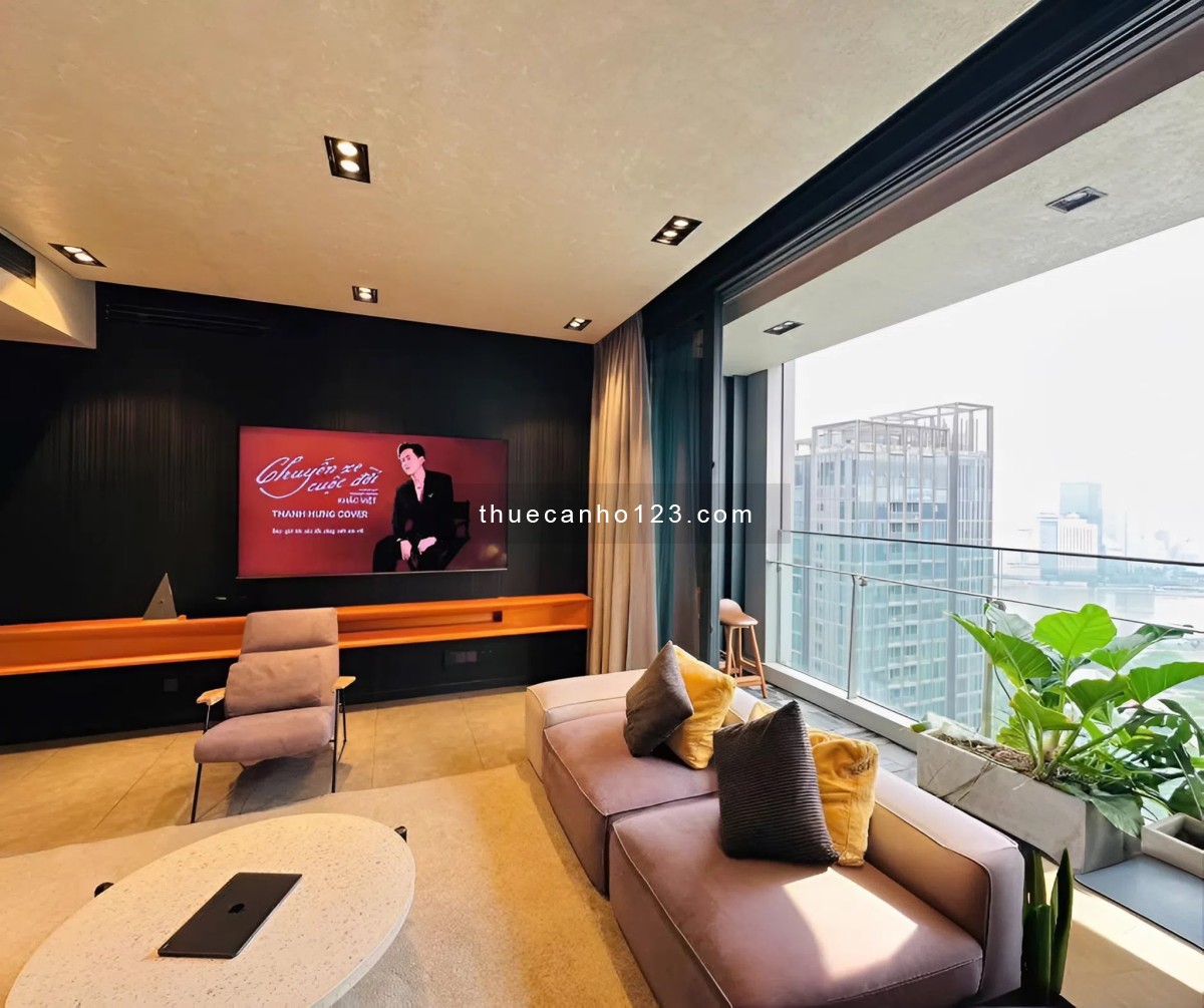 Cho thuê căn hộ 2pn, 3wc, 148m², view trọn thành phố, giá 80 triệu/tháng