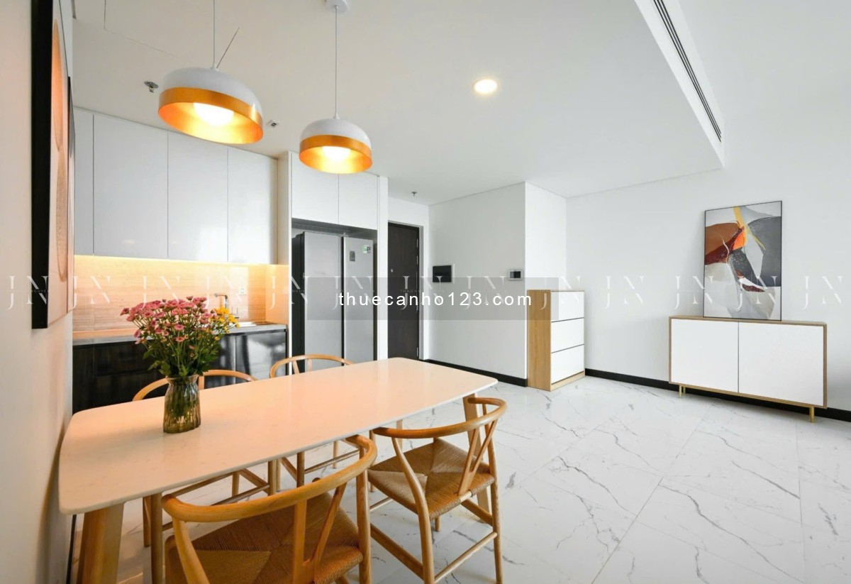 Empire City – Cho thuê căn hộ 2pn tầng cao, view sông quận 1 & pháo hoa, 92m², giá 38 triệu