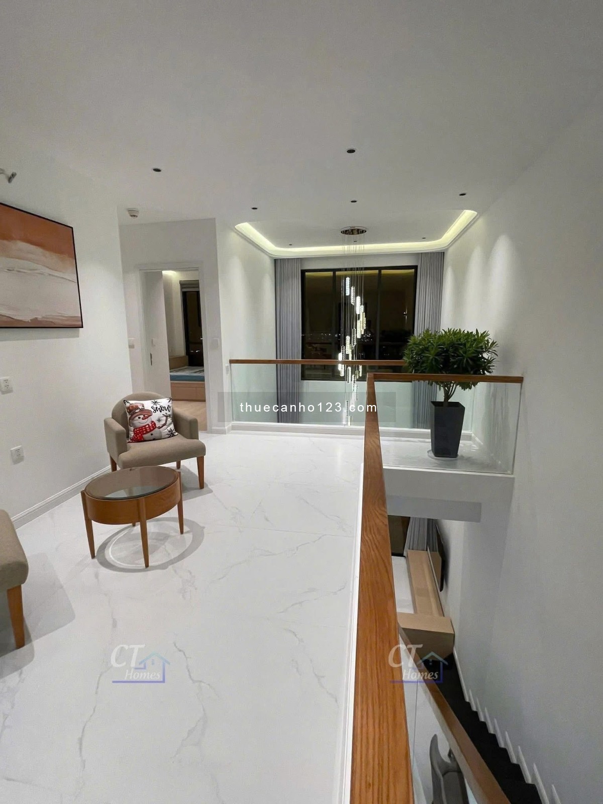 Cho thuê duplex 3PN, nội thất sang xịn 100% mới, 158m², giá 65 triệu