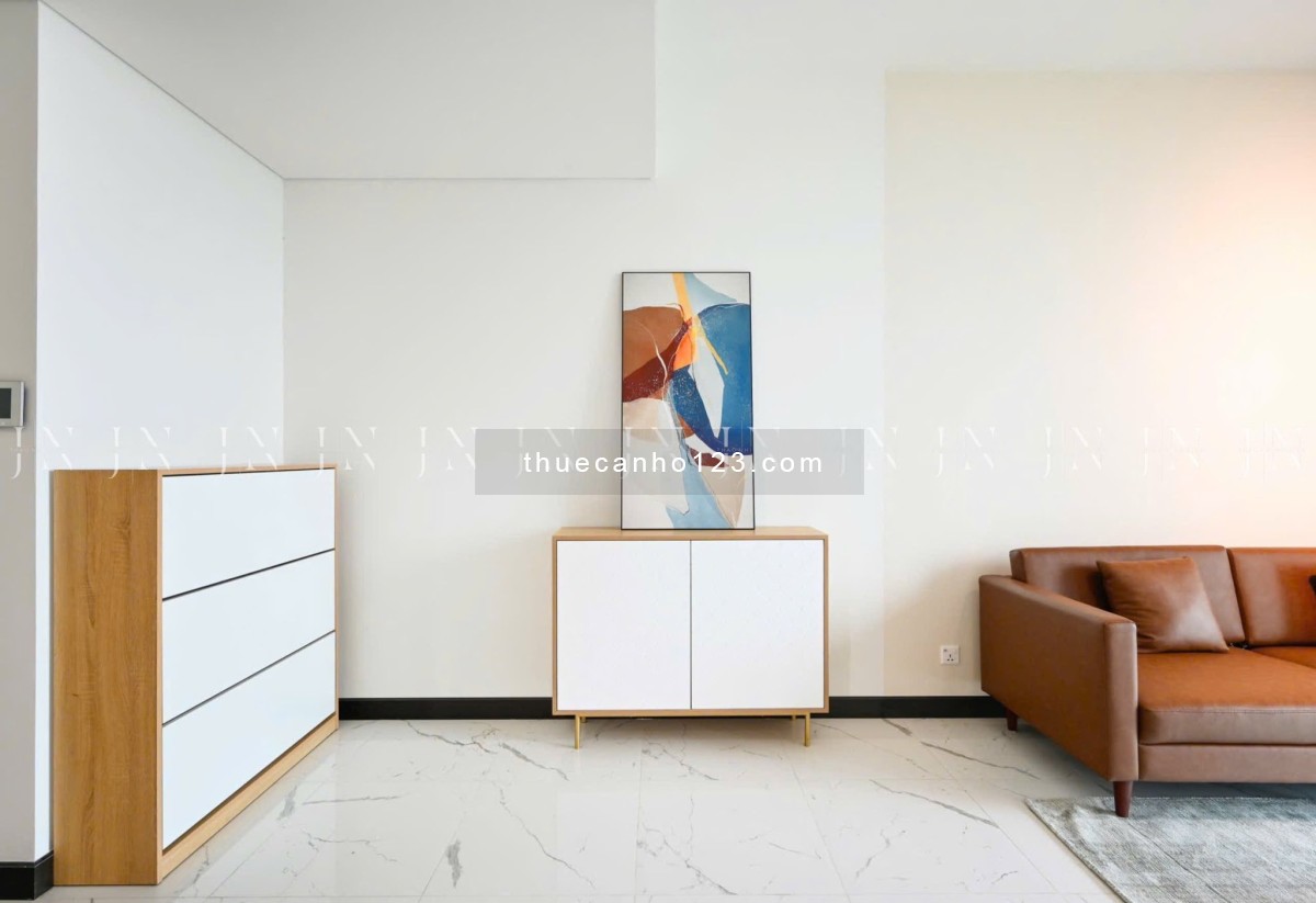 Empire City – Cho thuê căn hộ 2pn tầng cao, view sông quận 1 & pháo hoa, 92m², giá 38 triệu