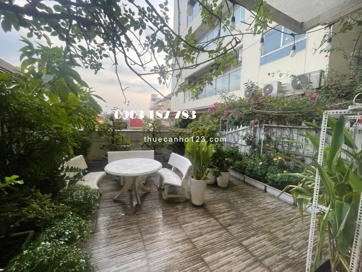 Căn hiếm 3PN-120m2, có sân vườn 30m2, Nội thất đẹp, nhà mới, Giá 20Tr/ tháng