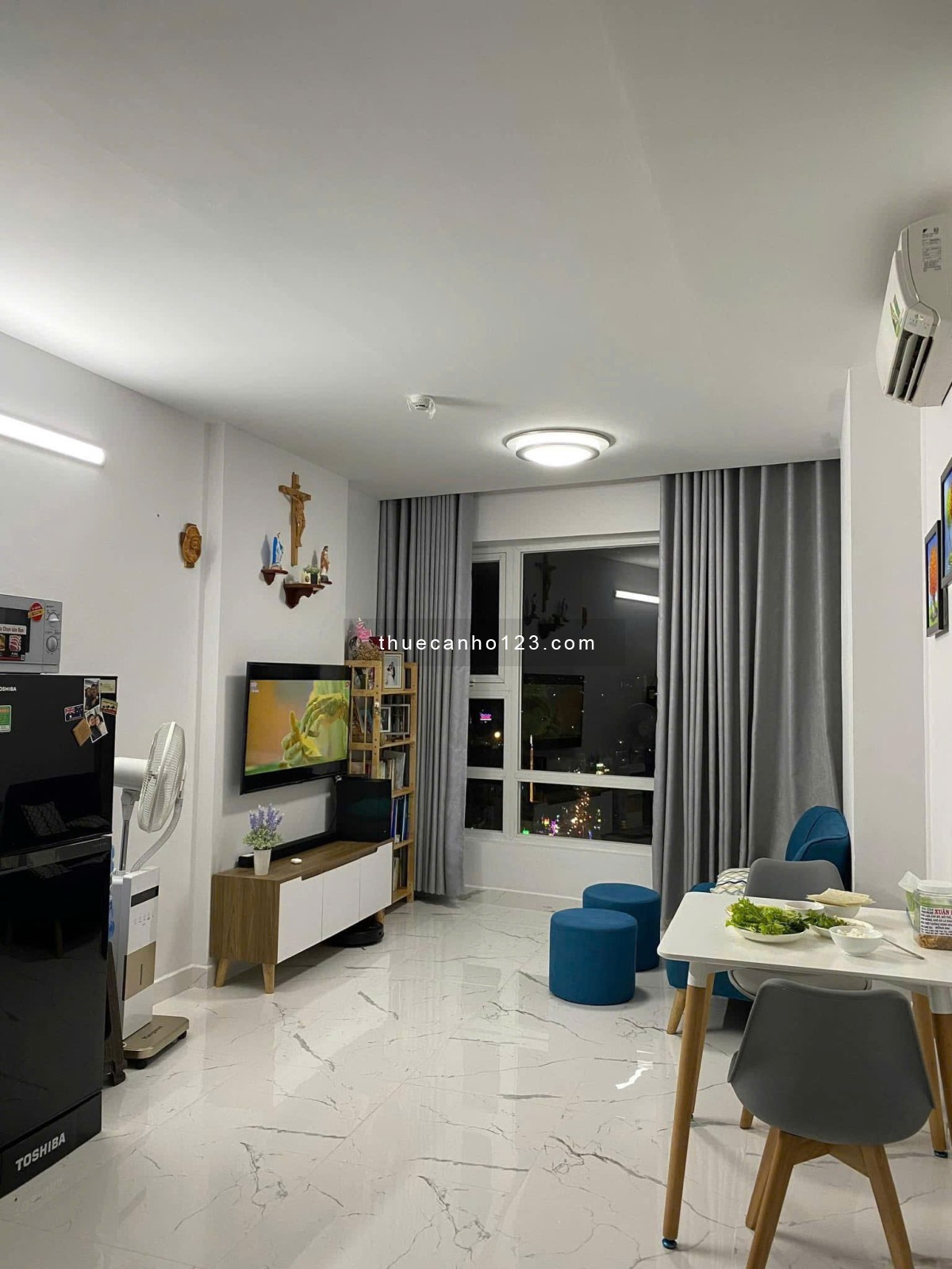 Chung cư Ruby Garden, Nguyễn Sỹ Sách, P15, TB, 90m2, 2PN, Nội thất, 10tr/th.