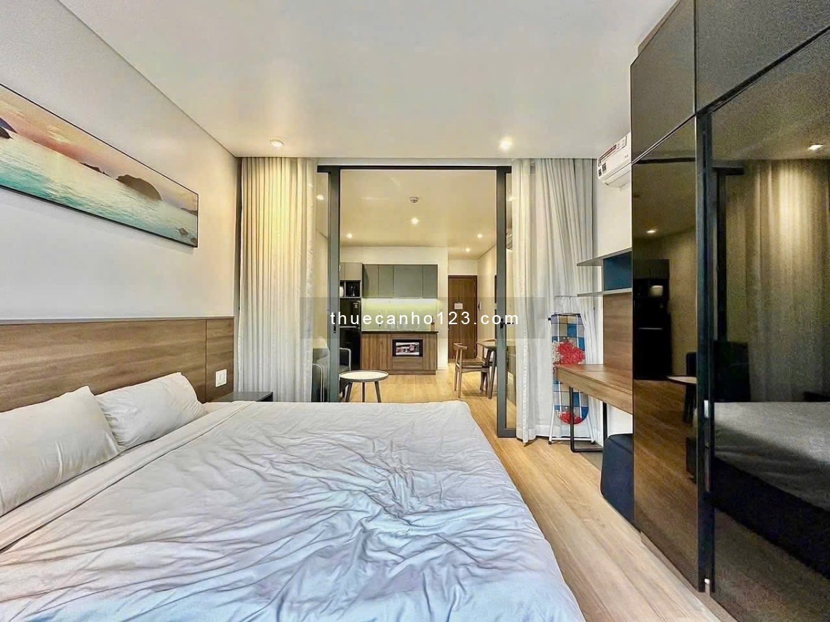 Cho Thuê Căn Hộ 1 Phòng Ngủ Tách Bếp – Ban Công – Full Nội Thất, Bồn Tắm – Gần Sân Bay Tân Sơn Nhất