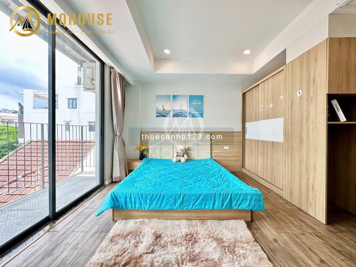 Cho Thuê Căn Hộ Studio Ban Công Rộng – Full Nội Thất – Máy Giặt Riêng – Gần Etown & Ga T3