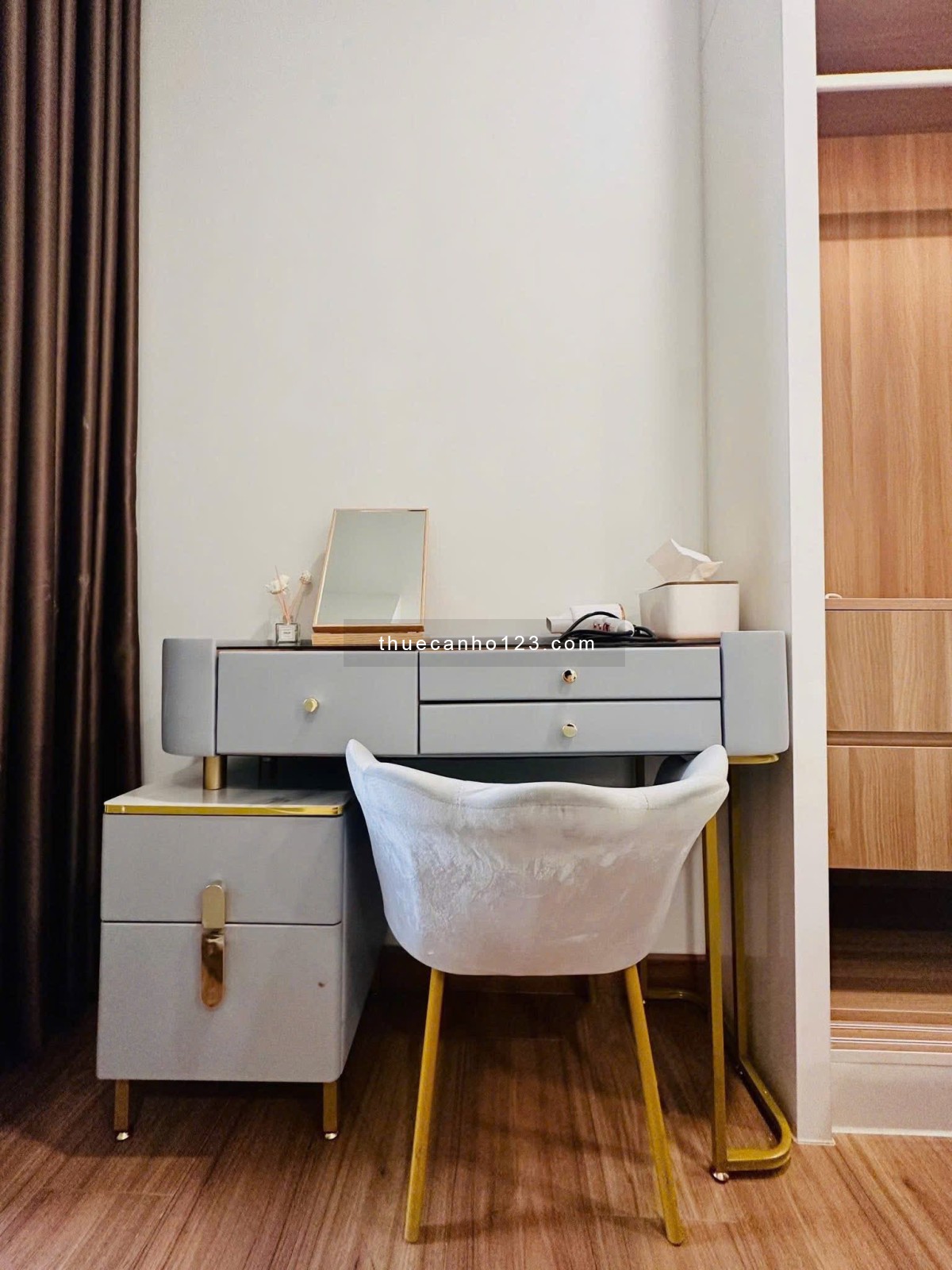 Eco Green Sài Gòn quận 7 cho thuê căn hộ 2pn, 1wc, 52m², full nội thất, giá 14,5 triệu