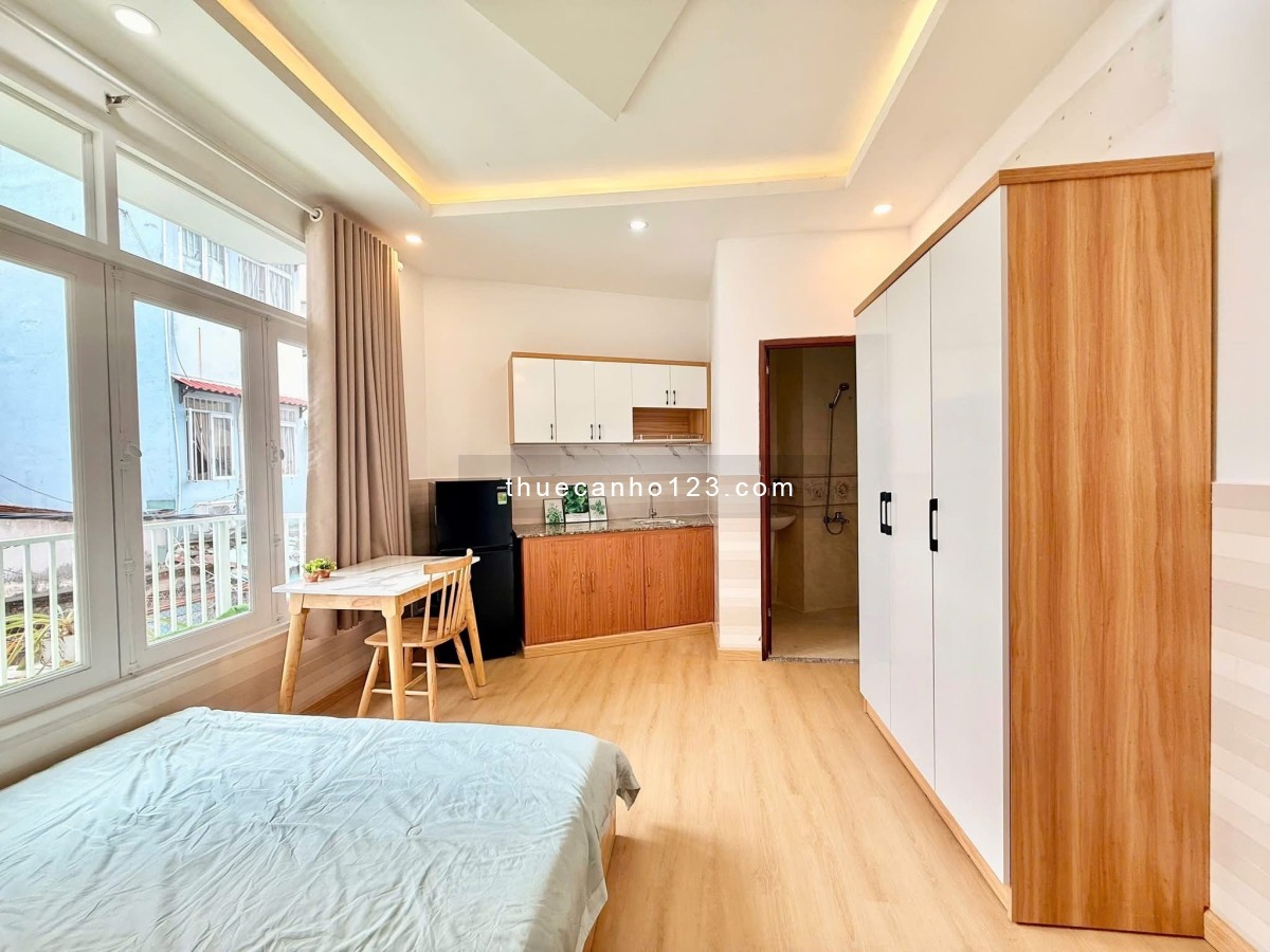 Khai trương căn hộ Studio Cửa sổ MỚI 100% Q4 gần ĐH Luật, ĐH Nguyễn Tất Thành, chợ 200