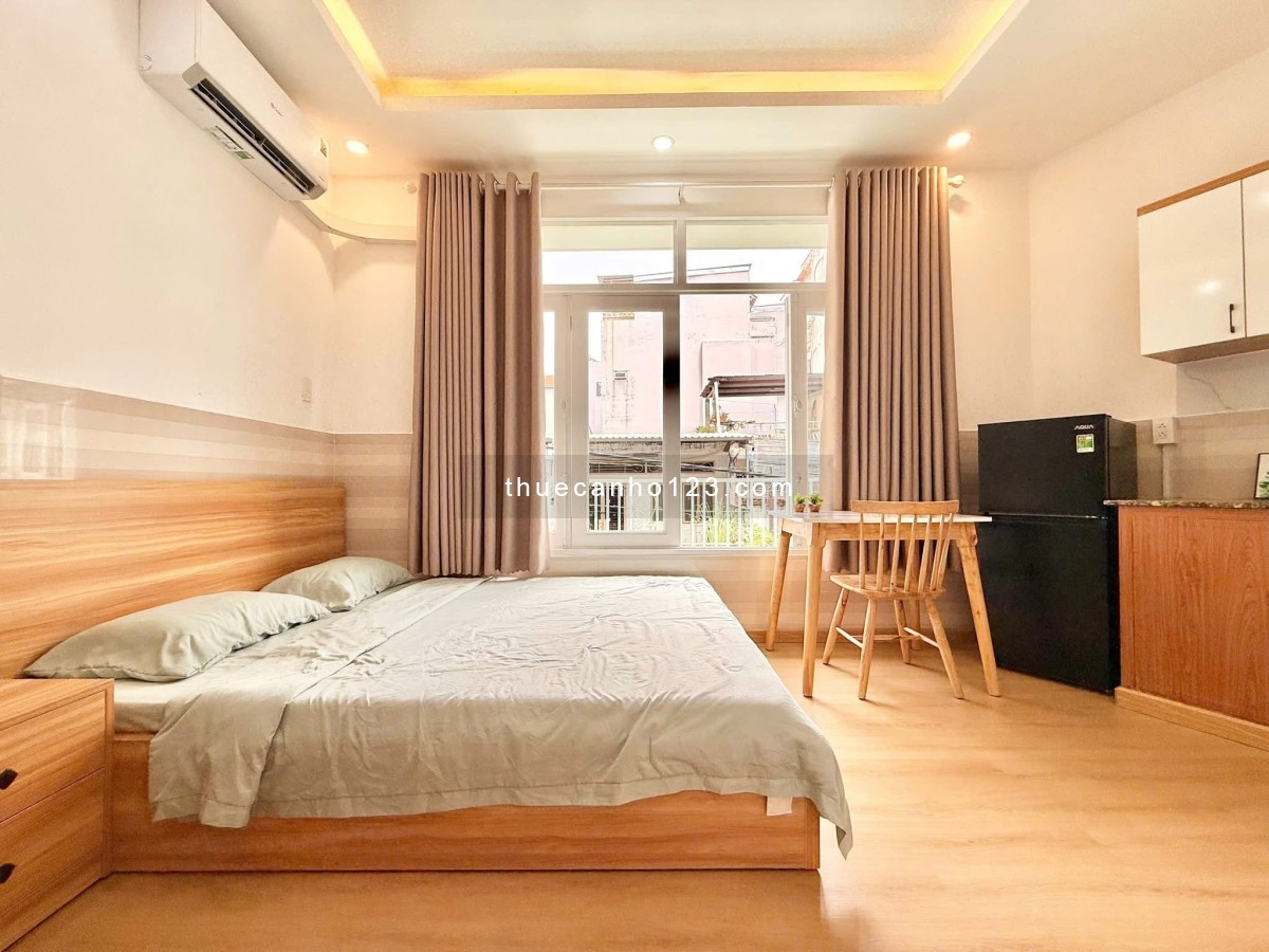 Khai trương căn hộ Studio Cửa sổ MỚI 100% Q4 gần ĐH Luật, ĐH Nguyễn Tất Thành, chợ 200