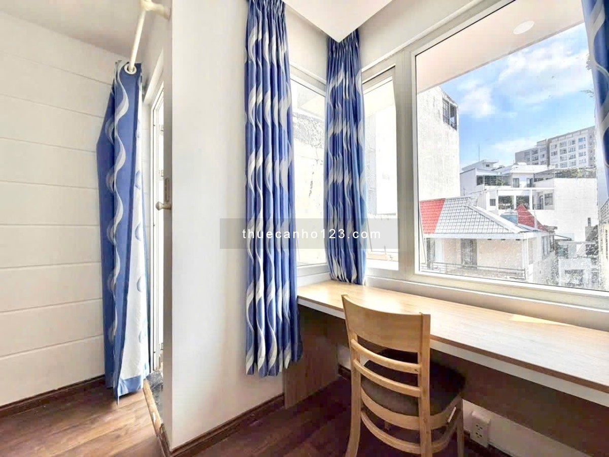 Căn hộ 1pn tách bếp ban công full nội thất rộng 40m2 gần cv hoàng văn thụ sân bay quận tân bình