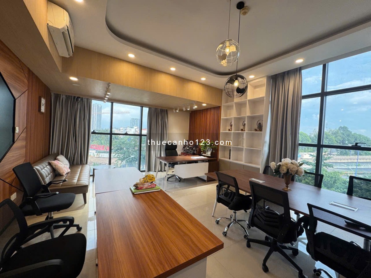 Cho thuê văn phòng full nội thất The Sun Avenue