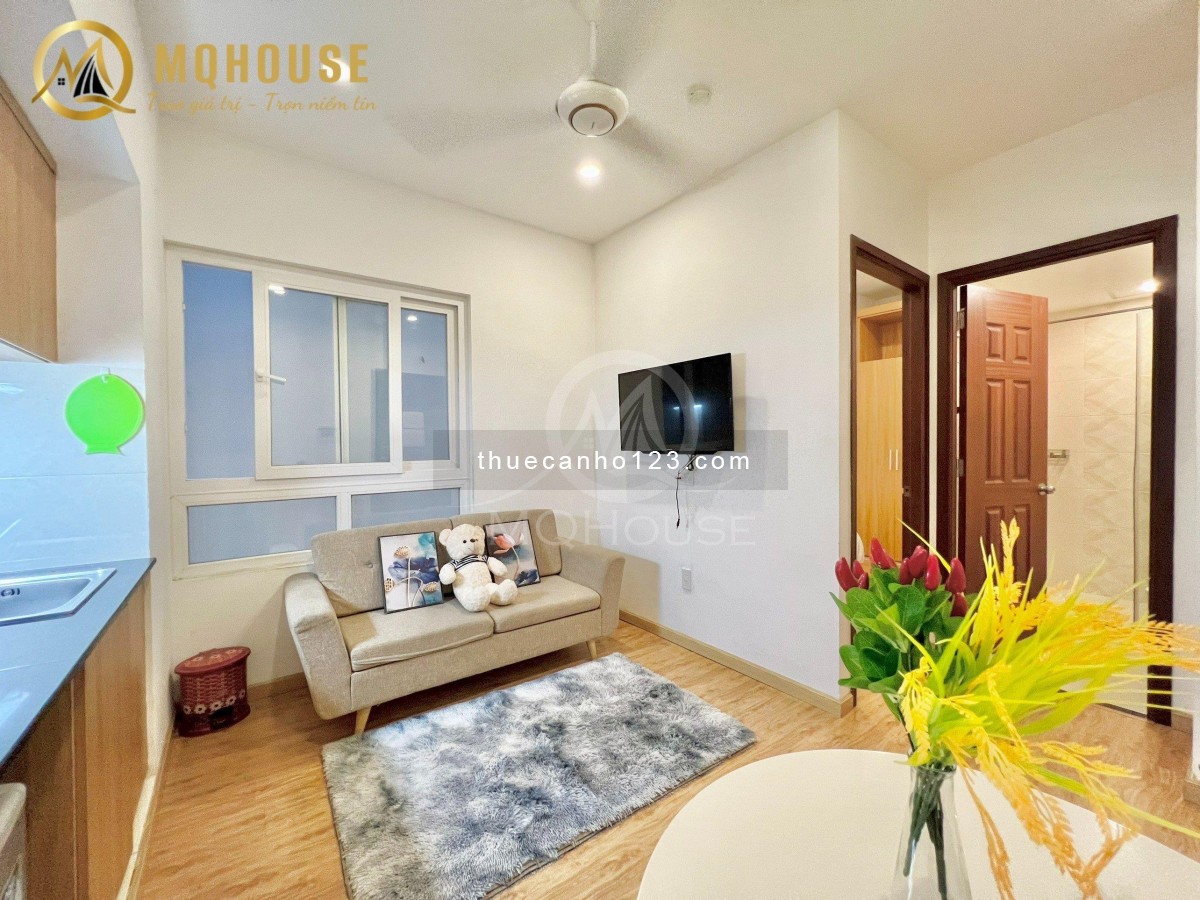 Hệ Thống Căn Hộ 1PN gần Sân Bay, Đầy Đủ Nội Thất, Tiện Ích Hồ Bơi – Gym – Xông Hơi Quận Tân Bình