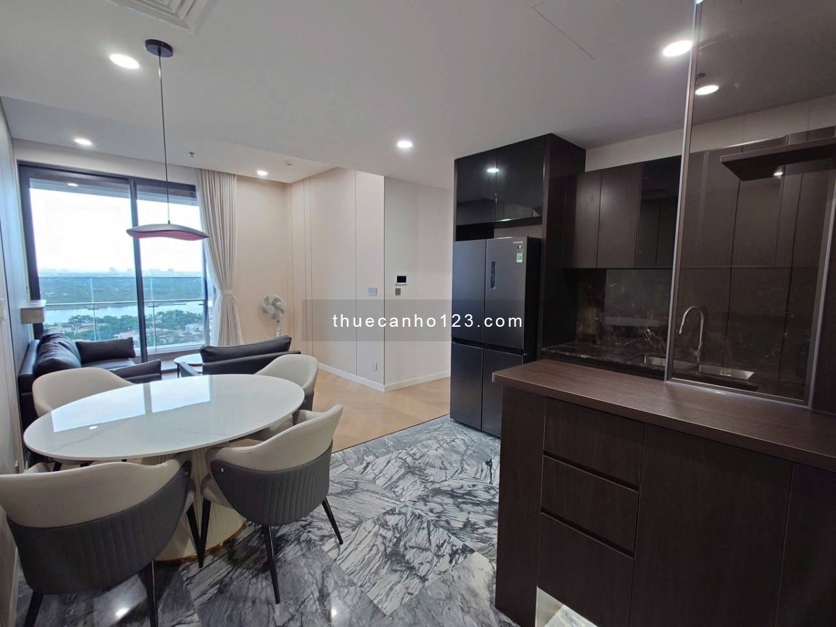 Trống sẵn 3 phòng ngủ view sông siêu sang xịn, nội thất hiện đại, giá 50 triệu. tại Lumiere Riversid