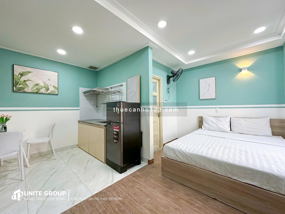 Căn hộ studio cho thuê phòng đẹp full nội thất CMT8 Quận 10, gần UEH, SGU, Vincom, Vạn Hạnh Mall