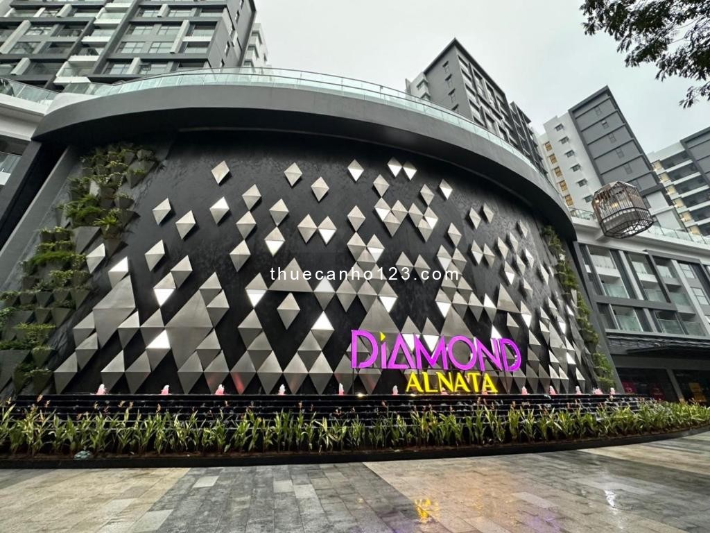 Cho thuê căn hộ Diamond Alnata, 85m2, 2PN, 2WC, Nội thất đầy đủ, giá tốt chỉ 17tr/th( Bao phí Qly )
