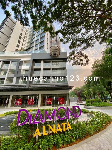 Cho thuê căn hộ Diamond Alnata, 85m2, 2PN, 2WC, Nội thất đầy đủ, giá tốt chỉ 17tr/th( Bao phí Qly )