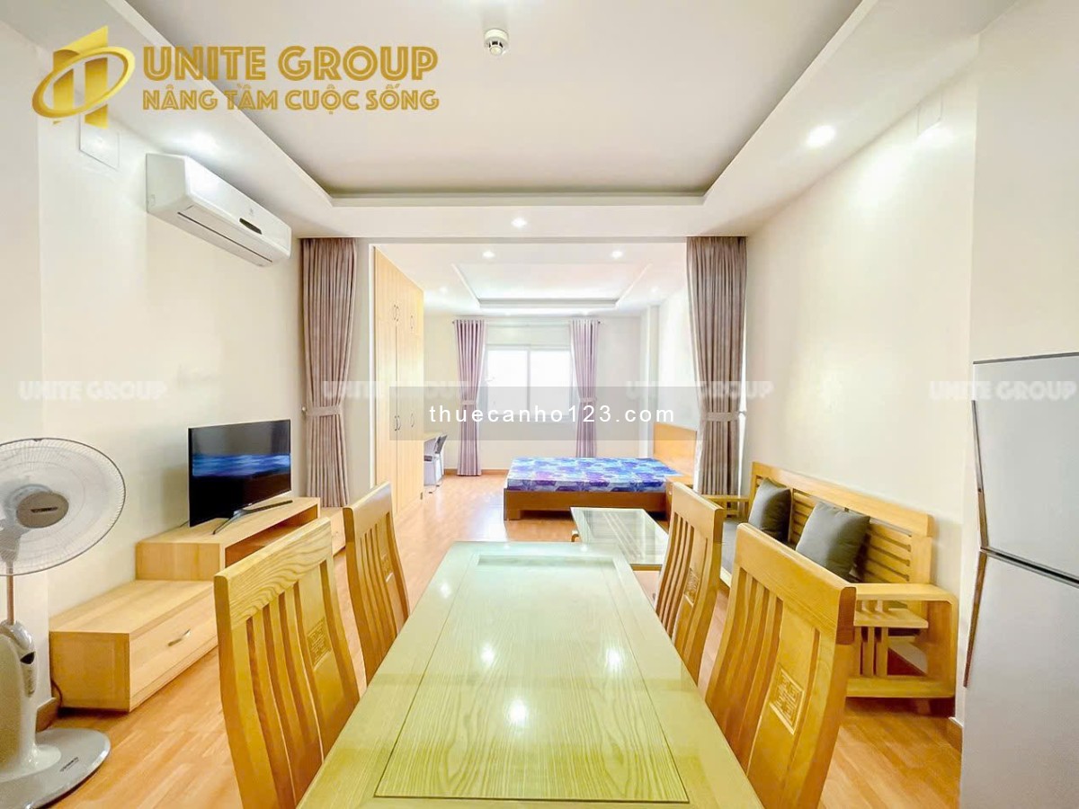 Cho thuê căn hộ Studio 35m2 - ngay cầu Calmette, cầu Khánh Hội, ĐH Luật, ĐH Nguyễn Tất Thành,...
