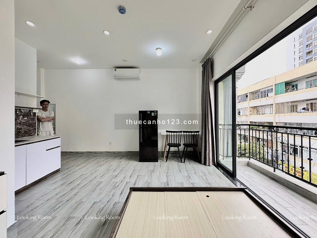 Cho thuê căn hộ Tân Bình có ban công gần sân bay ,Lăng Cha Cả