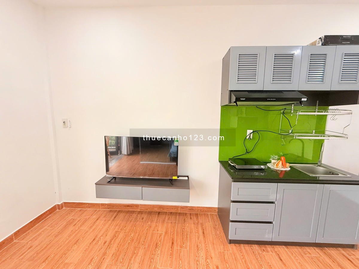 Căn hộ 1pn tách bếp full nội thất rộng 40m2 gần cv hoàng văn thụ chợ phạm văn hai tân bình