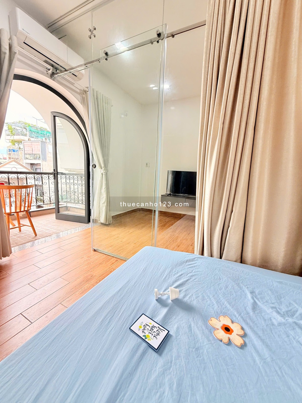 Căn hộ 1pn tách bếp full nội thất rộng 40m2 gần cv hoàng văn thụ chợ phạm văn hai tân bình