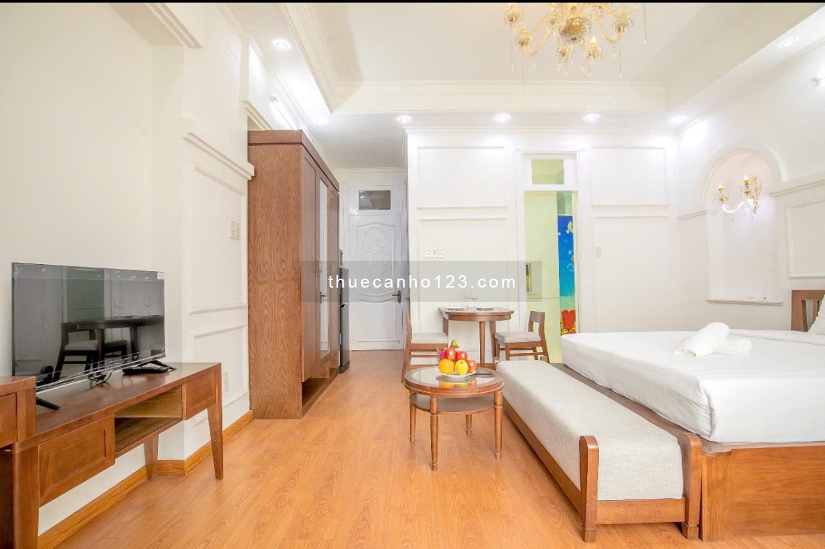 Căn hộ 1pn ban công full nội thất rộng 40m2 gần cv hoang văn thụ sân bay quận tân bình