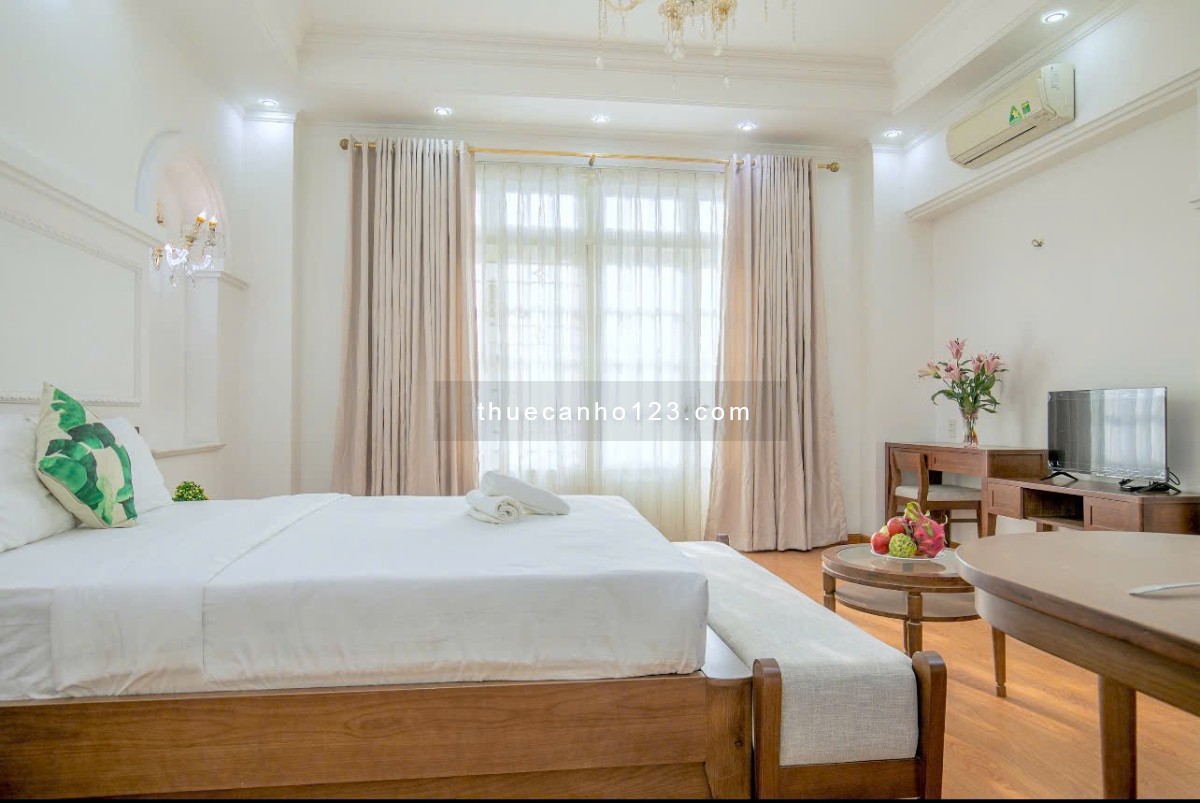 Căn hộ 1pn ban công full nội thất rộng 40m2 gần cv hoang văn thụ sân bay quận tân bình