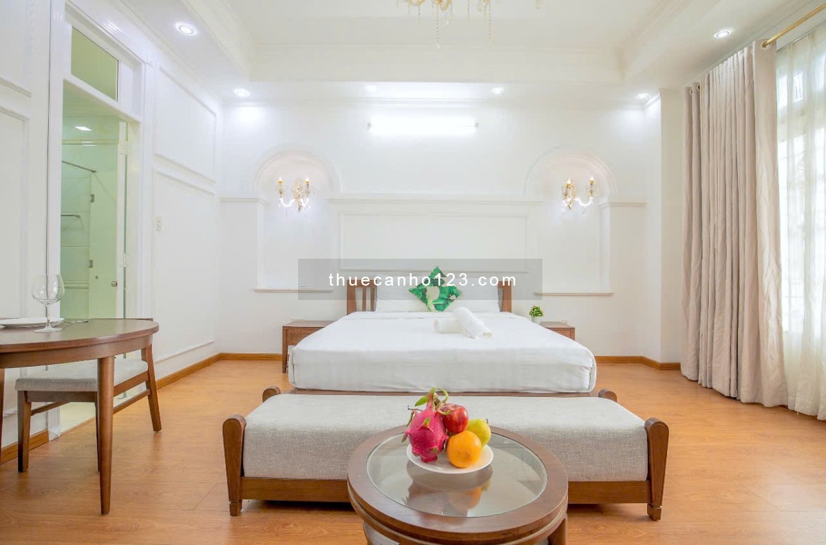 Căn hộ 1pn ban công full nội thất rộng 40m2 gần cv hoang văn thụ sân bay quận tân bình