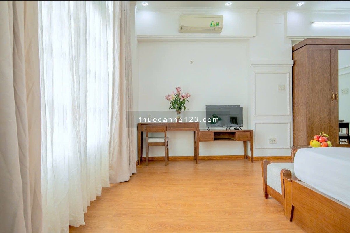 Căn hộ 1pn ban công full nội thất rộng 40m2 gần cv hoang văn thụ sân bay quận tân bình