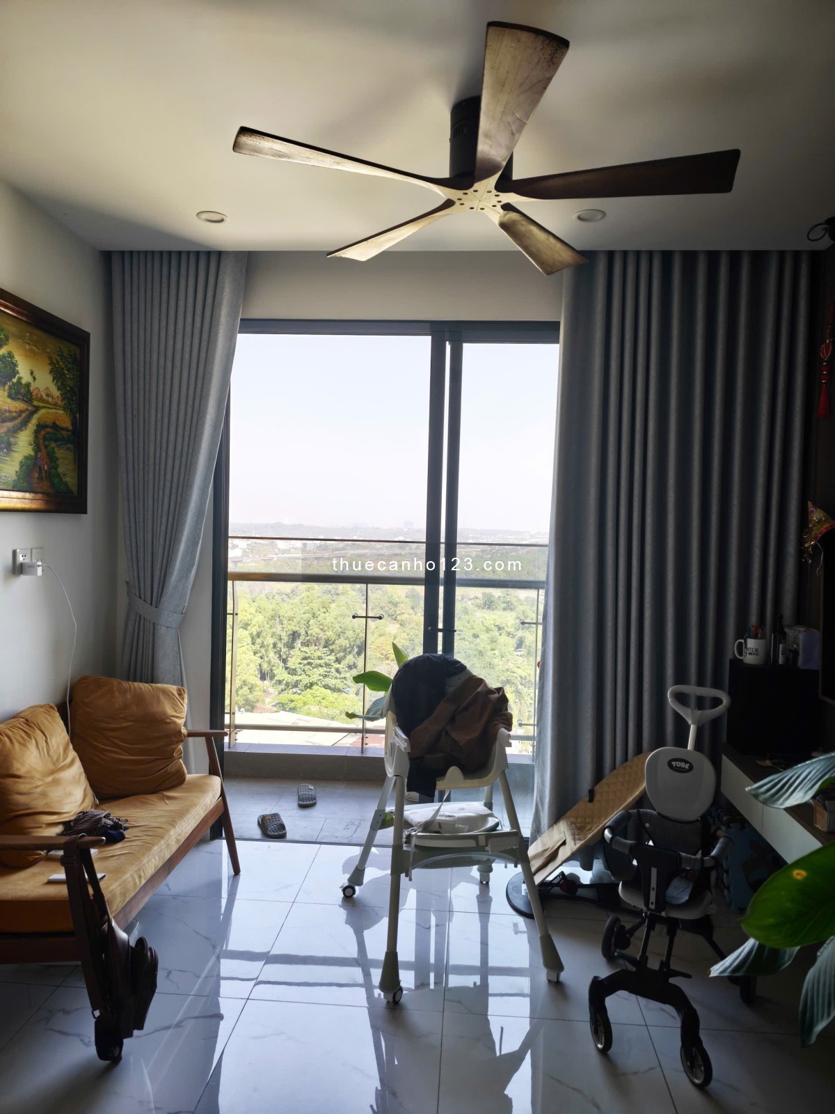Cho Thuê Căn Hộ 2PN, Full Nội Thất, View Sông Thoáng Mát, Vinhomes Grand Park Q9