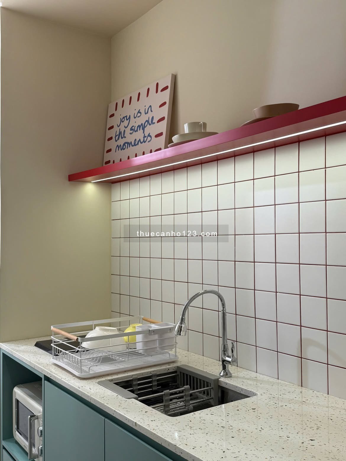 Cho thuê căn hộ Tân Bình 1PN phong cách trẻ trung gần Sân bay TSN ,Etown ,K300