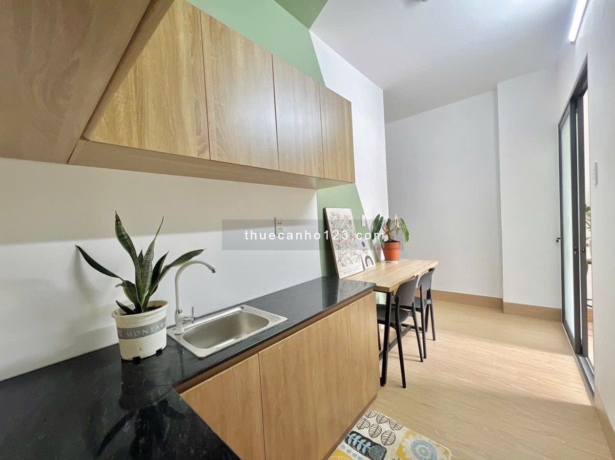 Cho thuê căn hộ 1PN duplex Tân Bình có ban công gần Sân bay TSN, K300, Etown