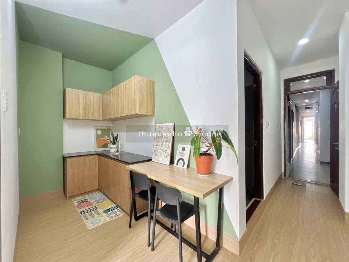 Cho thuê căn hộ 1PN duplex Tân Bình có ban công gần Sân bay TSN, K300, Etown