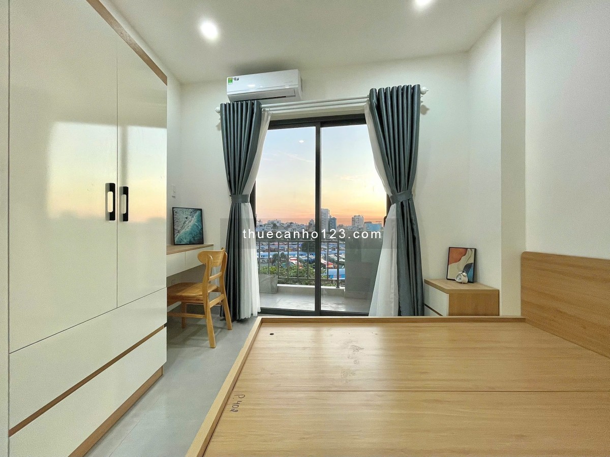 Cho Thuê Căn Hộ Mới 100% nằm ngay Trung Tâm Bình Thạnh gần Ngã Tư Hàng Xanh thuận tiện qua Q1,2,3,10