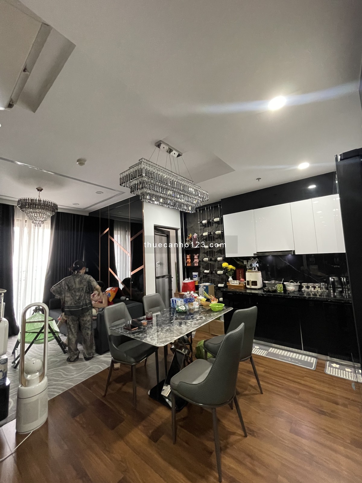 Cho thuê căn hộ 80m2 2pn 2wc full nội thất cao cấp chỉ 15Tr - Miễn phí quản lý tới t11/2026