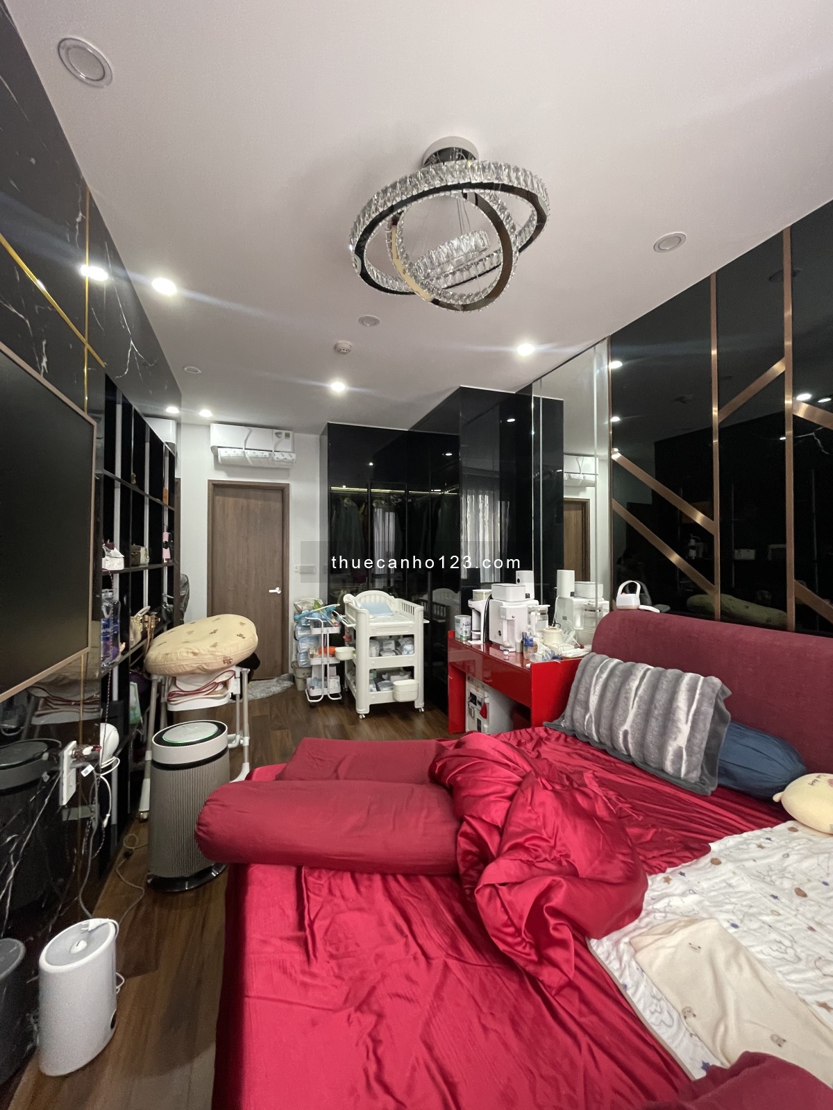 Cho thuê căn hộ 80m2 2pn 2wc full nội thất cao cấp chỉ 15Tr - Miễn phí quản lý tới t11/2026