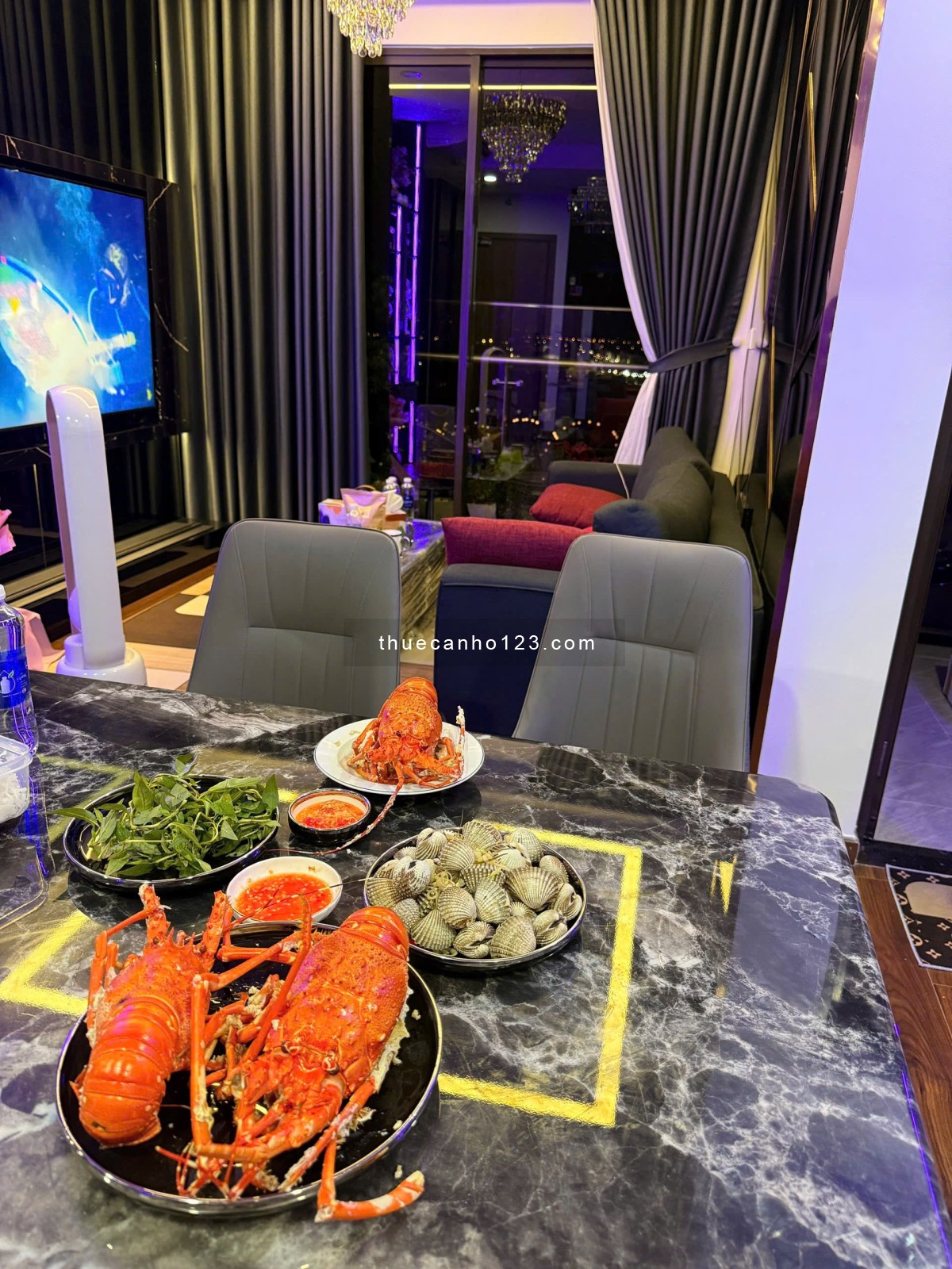 Cho thuê căn hộ 80m2 2pn 2wc full nội thất cao cấp chỉ 15Tr - Miễn phí quản lý tới t11/2026