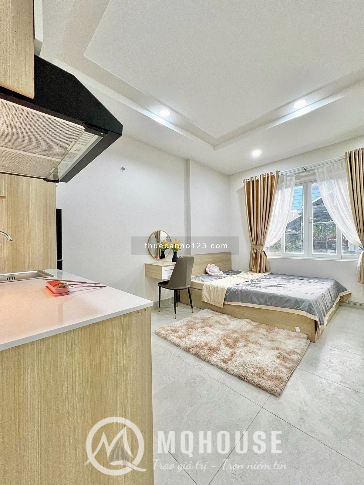 Căn hộ 1pn ban công máy giặt riêng gần cv hoàng văn thụ sân bay tân sơn nhất ga t3 quận tân bình