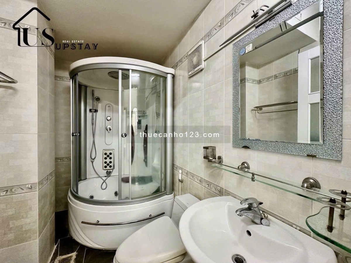 Ban Công 1PN Mới 100% Thang Máy, Đầy Đủ Nội Thất, Máy Giặt Riêng Ngay Mặt Tiền Trục Võ Thị Sáu Q1