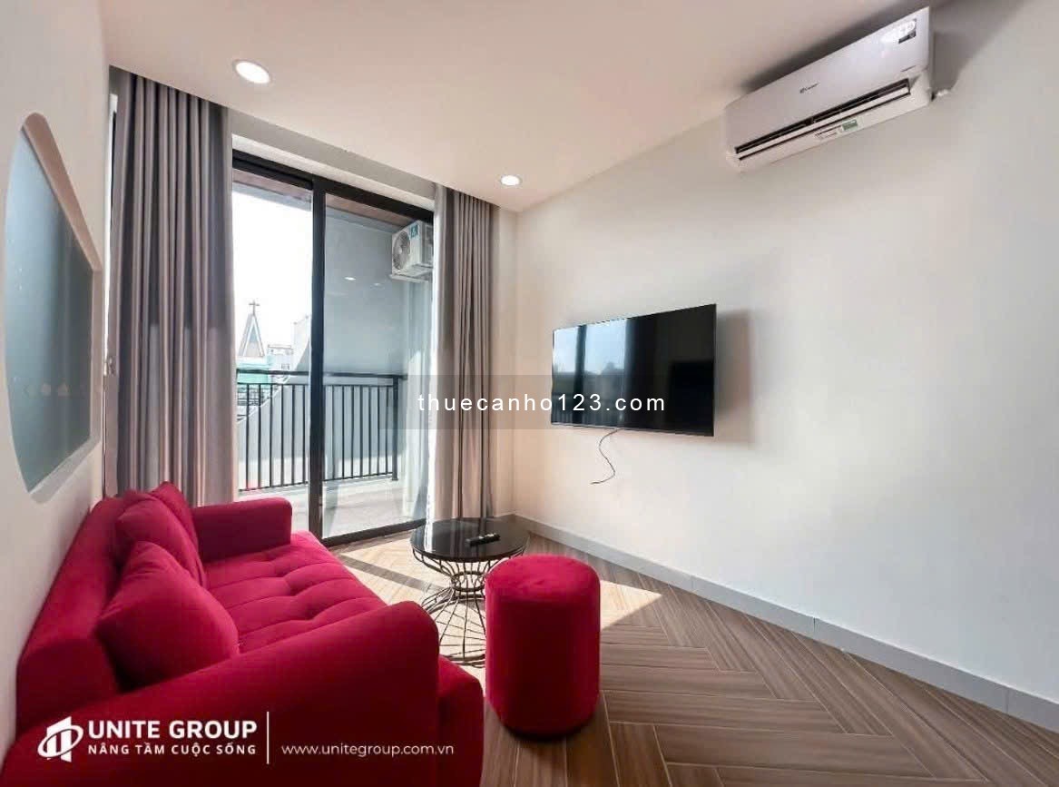 Căn hộ 1PN 50M² – Ban công riêng – Bếp rộng tách biệt diện tích khủng - Full nội thất | Ngay sân bay