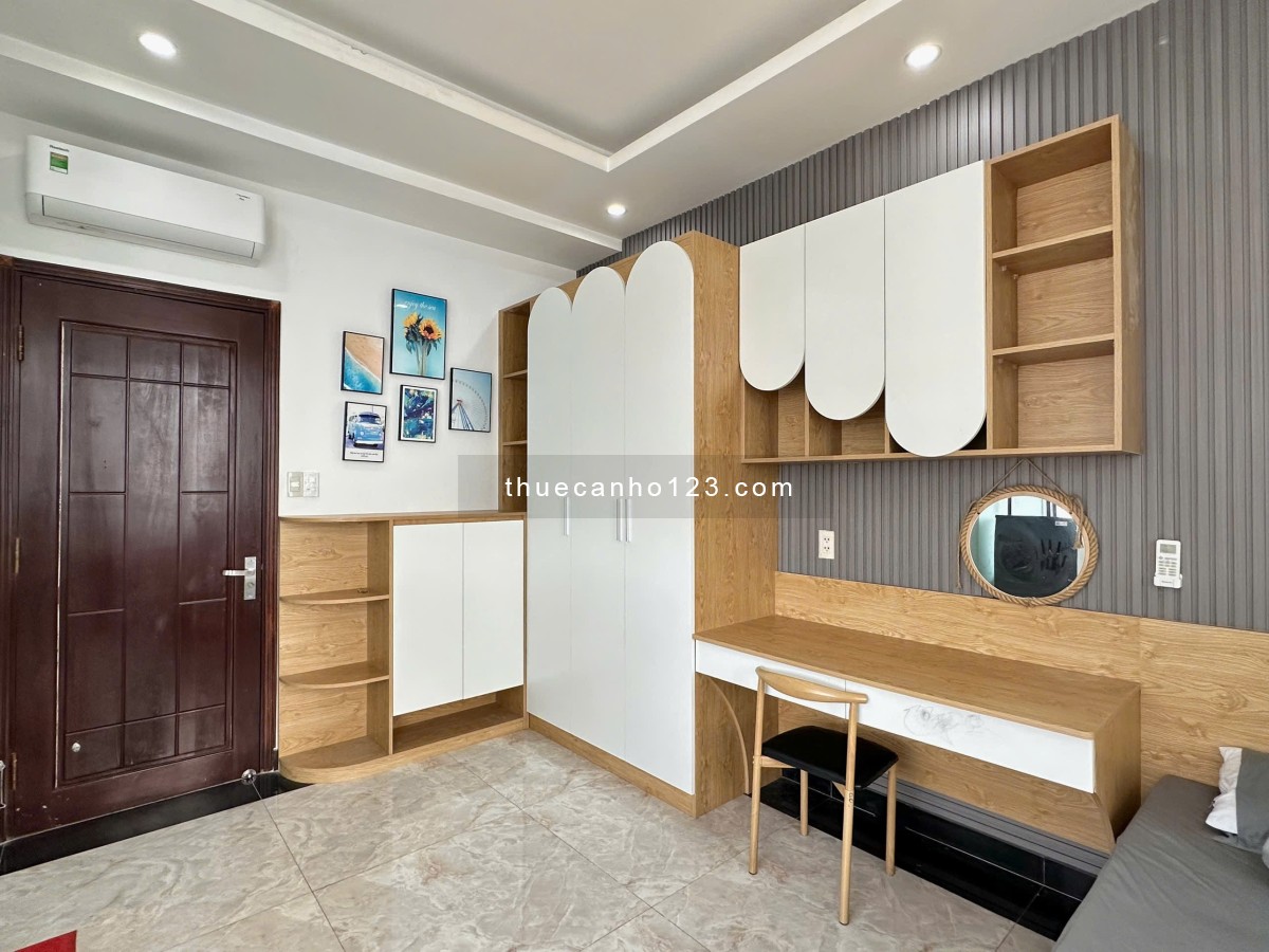 Căn hộ 1pn tách bếp máy giặt riêng full nội thất gần quận 3, ngã tư bảy hiên, bv thống nhất tân bình