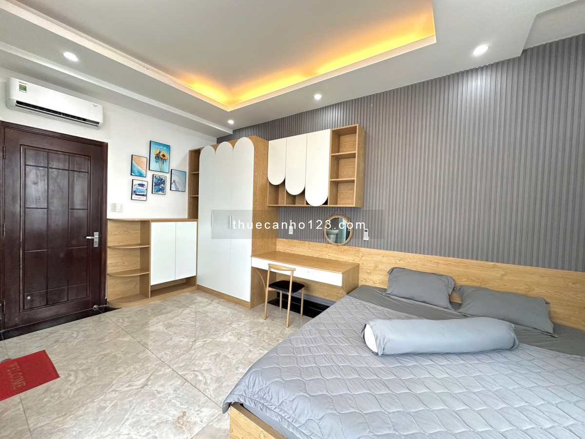 Căn hộ 1pn tách bếp máy giặt riêng full nội thất gần quận 3, ngã tư bảy hiên, bv thống nhất tân bình