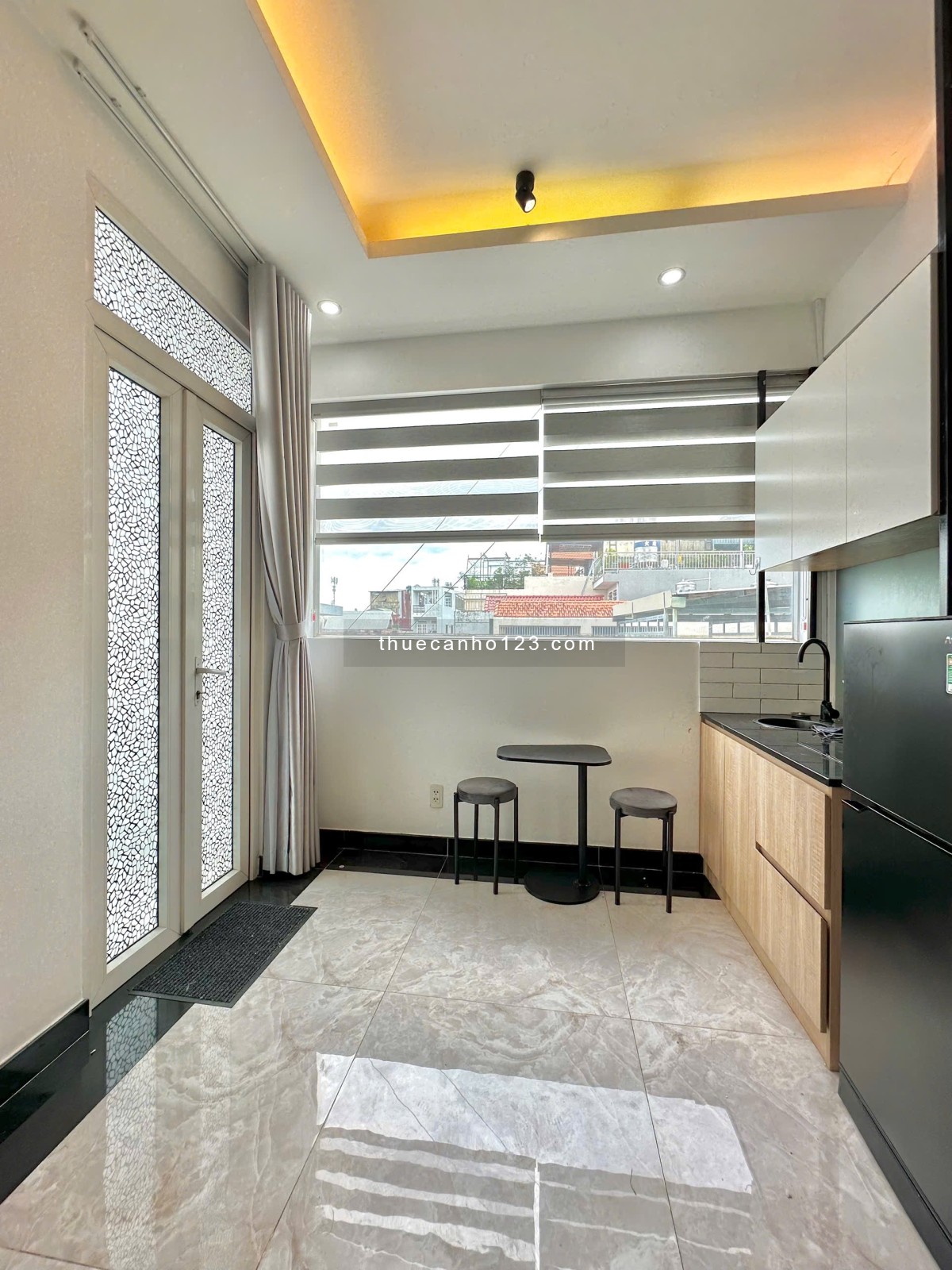 Căn hộ 1pn tách bếp máy giặt riêng full nội thất gần quận 3, ngã tư bảy hiên, bv thống nhất tân bình